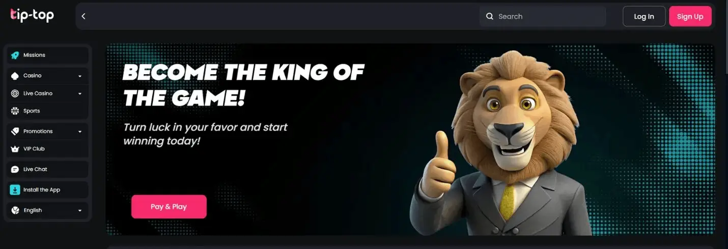 Jouw Casino, Jouw Regels: Ontdek de Tiptop Mobiele App image 1