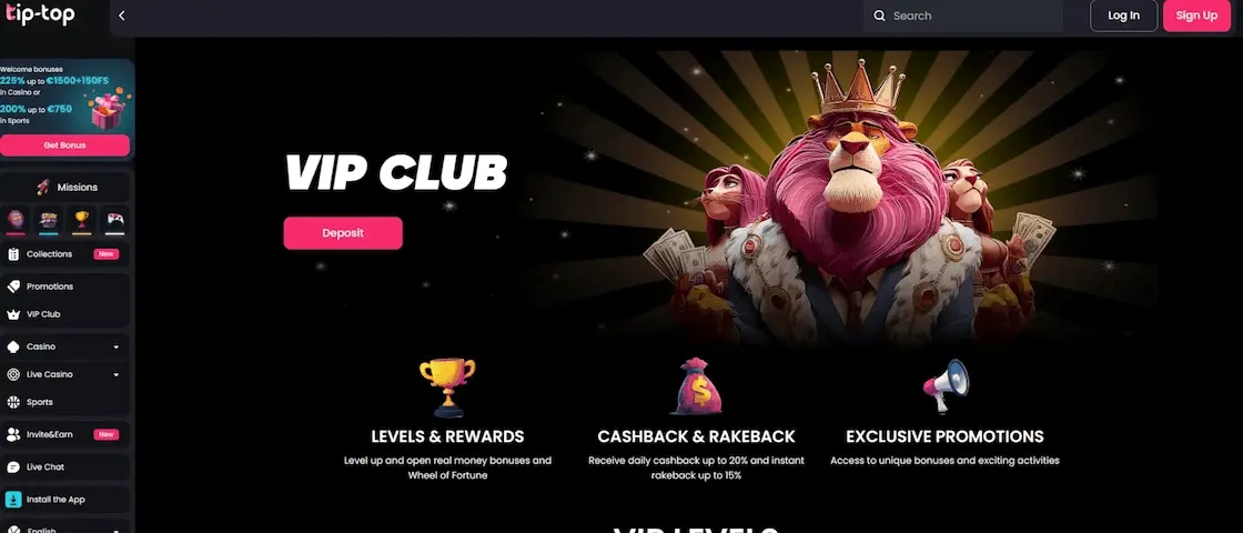 Jouw Casino, Jouw Regels: Ontdek de Tiptop Mobiele App image 3